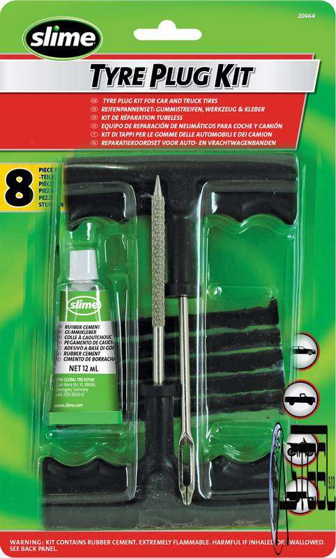 Slime Opravná sada knôty – Tire Plug Kit 8 dielna