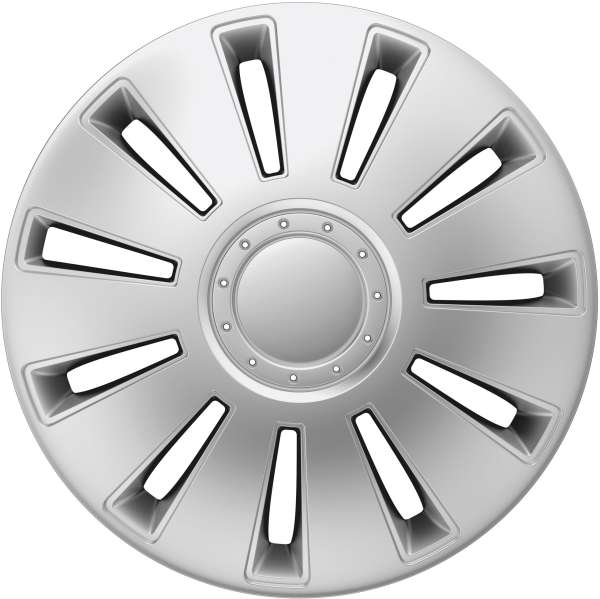 Puklice Alcar Silverstone Strieborné Priemer:13