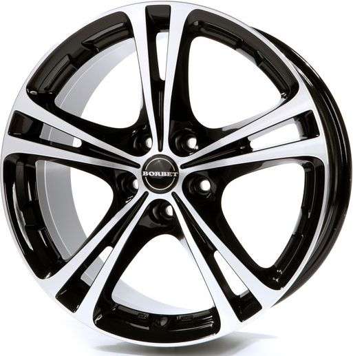 Borbet XL farba: cierno lesteny 7.5x17 5x100 ET35