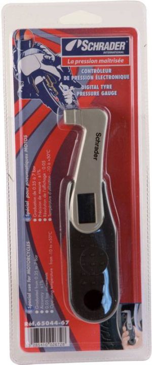 Digitálny MOTO pneumerač Schrader 0,35-7 bar
