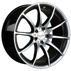 8.5x18 5x100 ET30 Tomason TN1 farba: HYPERBLACK POLIERT