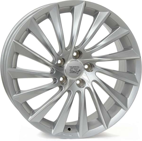 Wsp Giulietta W256 ( Replika Alfa Romeo ) Silver Polished 7.5x17 5x110 Et41